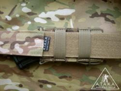 При горизонтальном креплении задействованы те же стропы